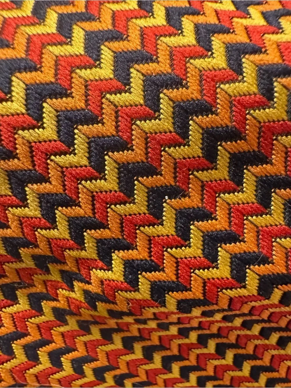 Vintage Village Squire By Bill Miller Zig Zag Chevron Tie
